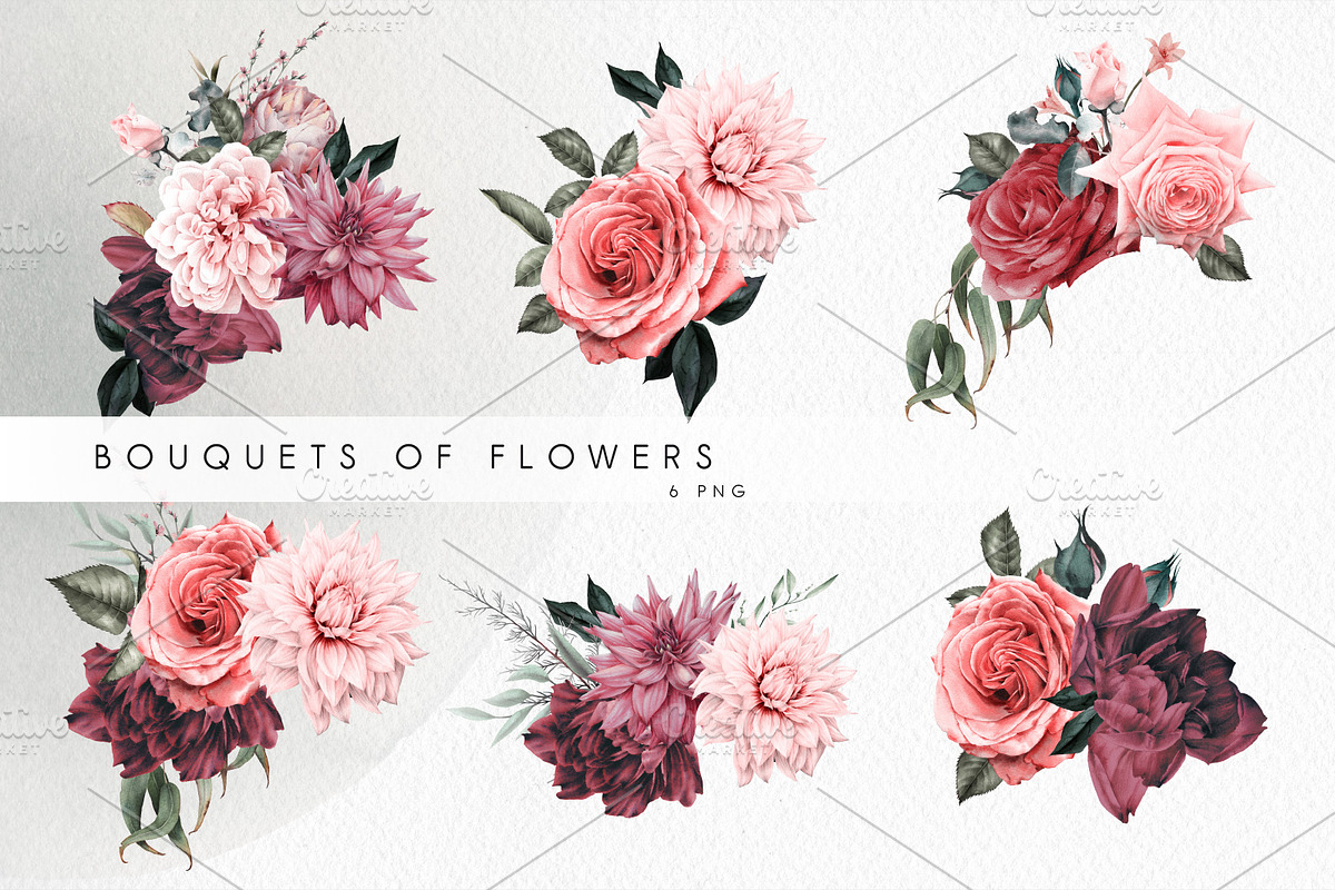 Autumn flowers, a Decorative Illustration by ollalya (Photo 5 of 13)