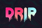 Drip - Liquid Font, a Font by Tugcu Design Co. (Thumbnail 1 of 7)