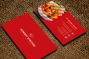 Restaurant Business Card, a Business Card Template by graphicsunday (Thumbnail 3 of 3)
