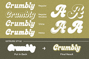 Crumbly Twinkles - Groovy Playful, a Script Font by Black Junst (Thumbnail 8 of 10)