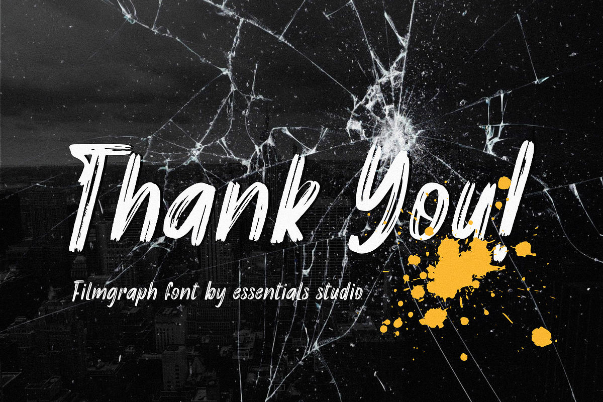 Filmgraph, a Handwritten Font by Essentials Studio (Photo 8 of 8)
