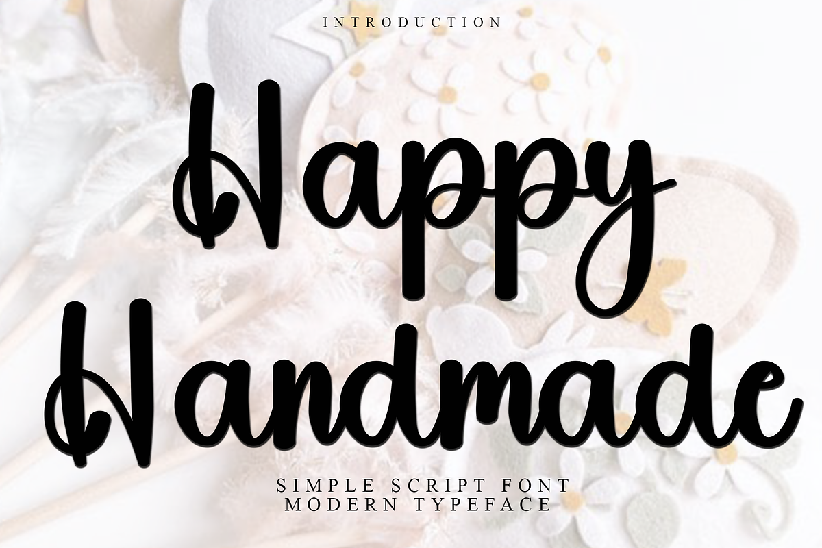Happy Handmade, a Handwritten Font by FreshTypeINK (Photo 1 of 7)
