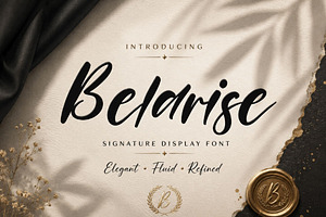 Belarise - Handwritten Script Font