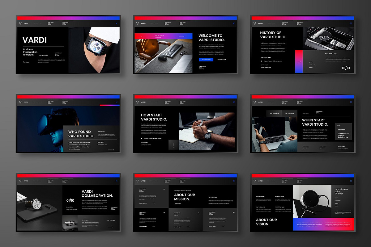 Vardi - Business Google Slide Templa, a Presentation Template by Dens Creative Studio (Photo 3 of 6)