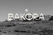 Bakora Font Duo, a Sans Serif Font by Hishand Studio (Thumbnail 1 of 10)