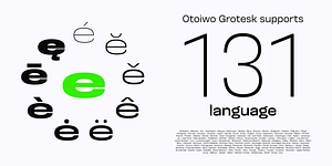 Otoiwo Grotesk Ultra Wide