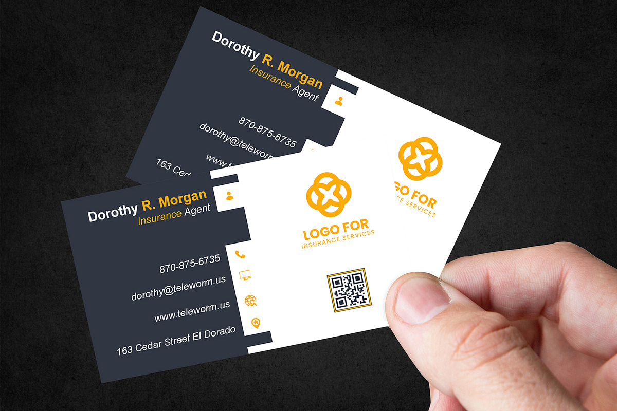 Quick Business Card Template PSD preview 3