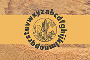 SANDBAD - Vintage Handmade Font, a Sans Serif Font by Blazing Sun Creative (Thumbnail 3 of 5)