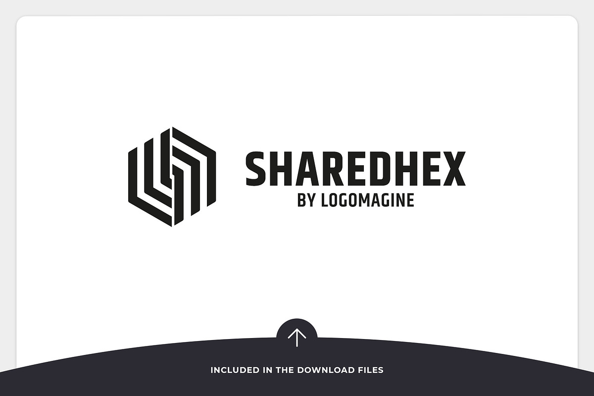 Shared Hex Logo Template, a Branding & Logo Template by LOGOMAGINE (Photo 16 of 16)