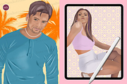 Procreate Portraits Brushset, a Brush Add-On by Papaya (Thumbnail 10 of 20)