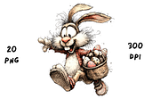 Whimsical Floral Easter Rabbit, an Animal Illustration by GiraffeCreative (Thumbnail 14 of 20)