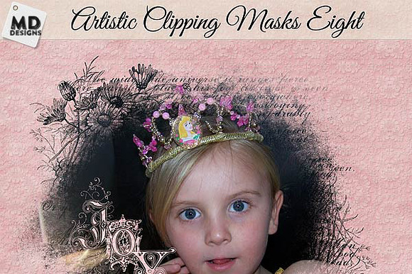 Artistic Clipping Masks Set 8 preview 2