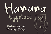 Hanana - Handwriting Font, a Handwritten Font by Pekotype (Thumbnail 1 of 15)
