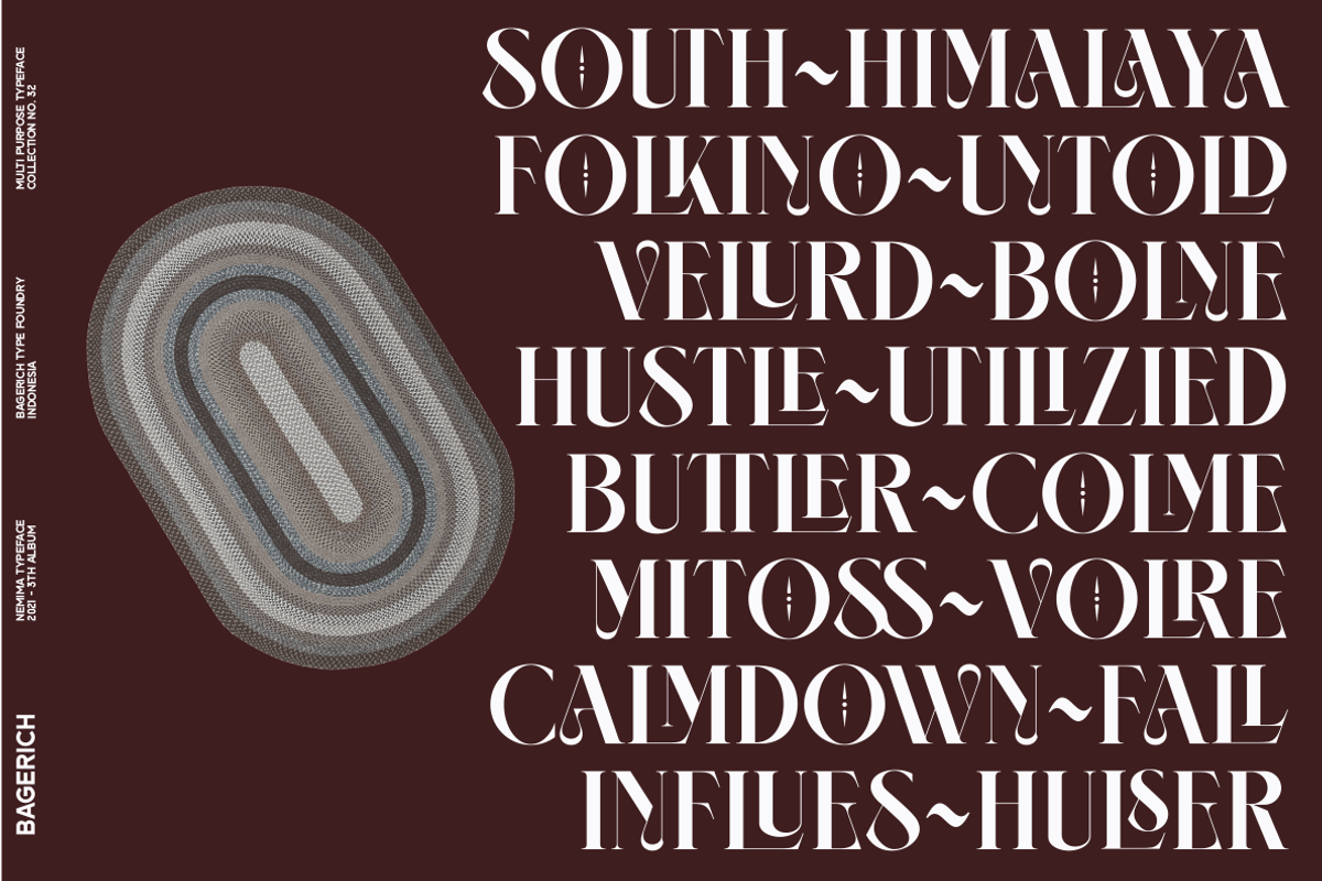 NEIMA, a Serif Font by Bagerich Type Foundry (Photo 12 of 15)