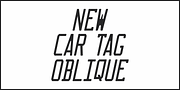 New Car Tag JNL, a Font by Jeff Levine Fonts (Thumbnail 4 of 5)