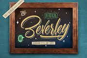 BEVERLEY FONT FAMILY, a Handwritten Font by Anxiety Studio (Thumbnail 2 of 18)