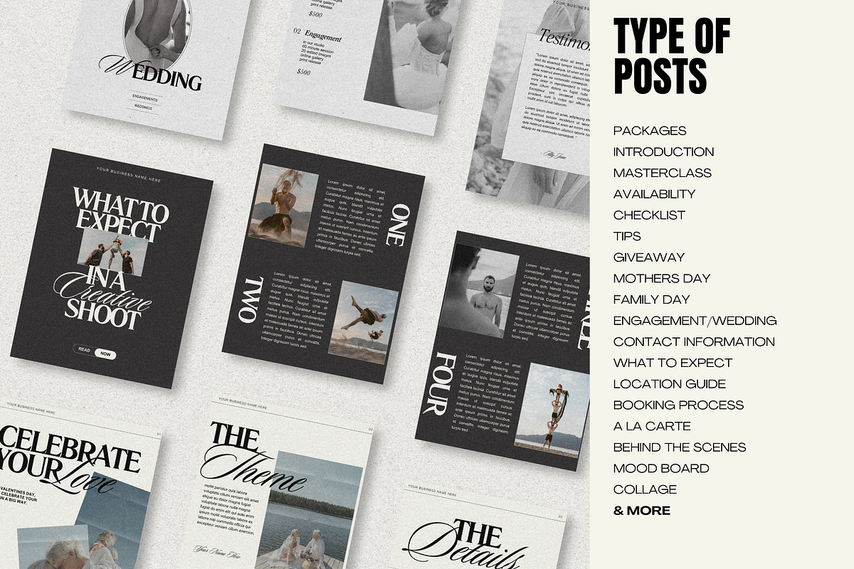 Photography Instagram Templates, a Social Media Template by digitaldispositions (Photo 3 of 9)