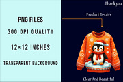 Christmas sweater png bundle, an Illustration by SinaCreation (Thumbnail 6 of 7)