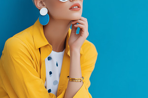 Stylish woman with short pixie hair, a Beauty & Fashion Photo by MistyDay