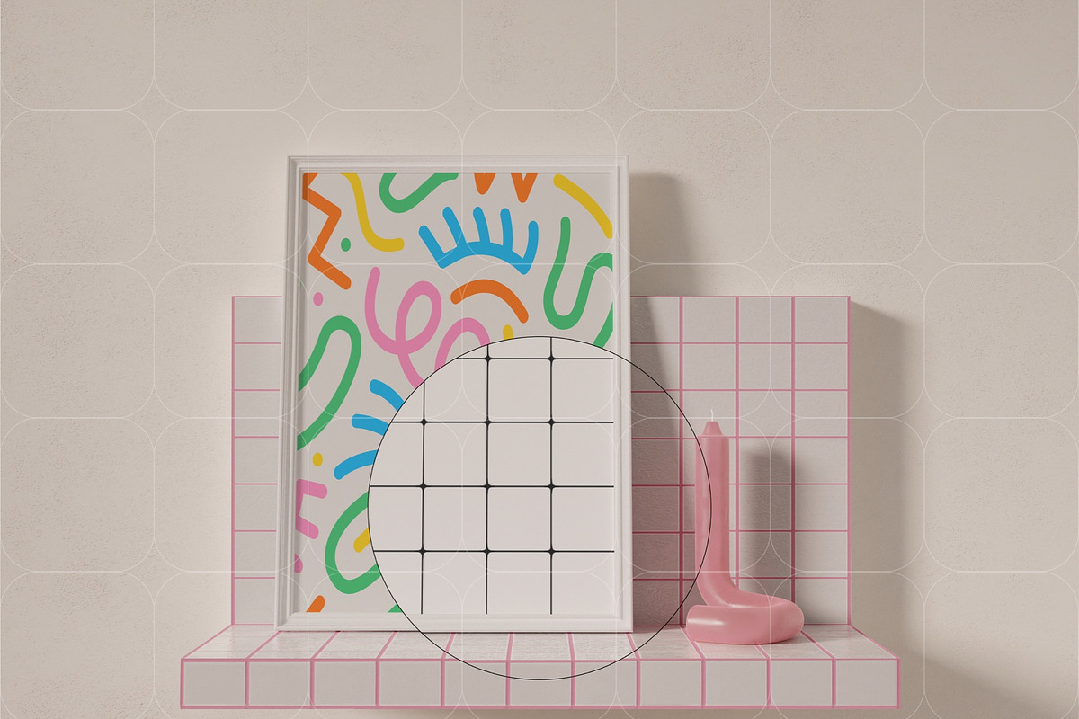 Interior frame mockup bundle PHOEBE, a Print Template by Bonumo (Photo 10 of 15)