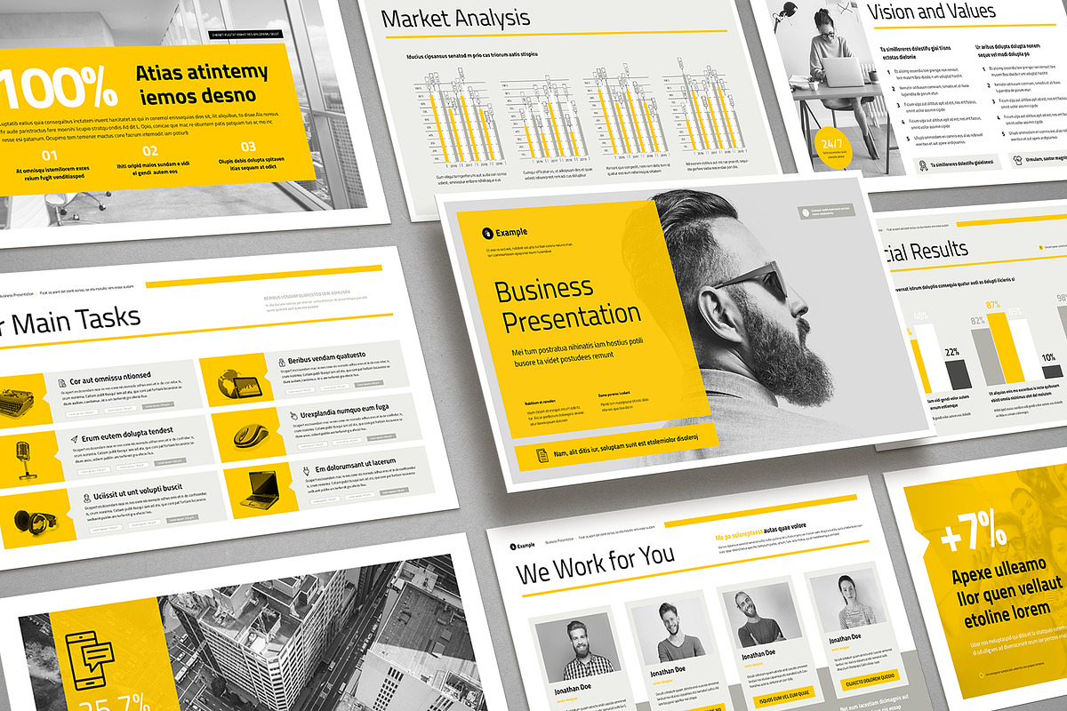 PowerPoint Presentation Vol. 5, a Presentation Template by TypoEdition