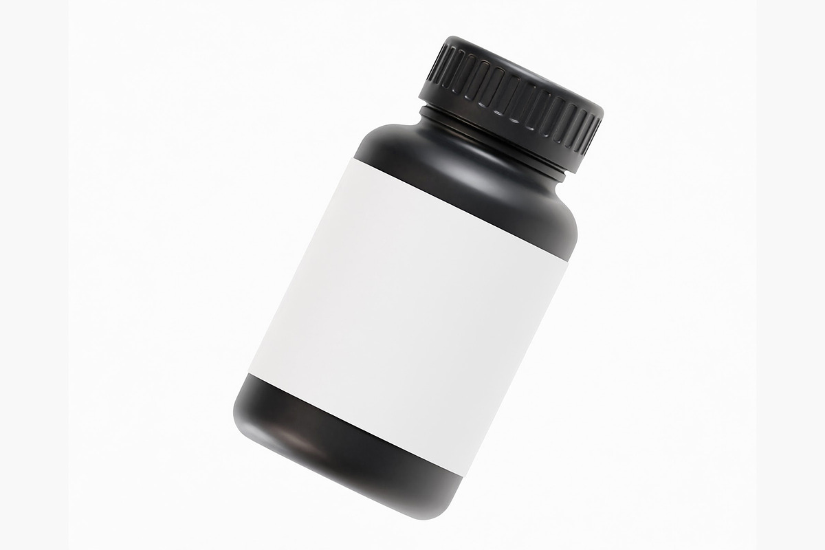 Supplement Bottle 3d model, an Object 3D Model by fahad121 (Photo 3 of 5)