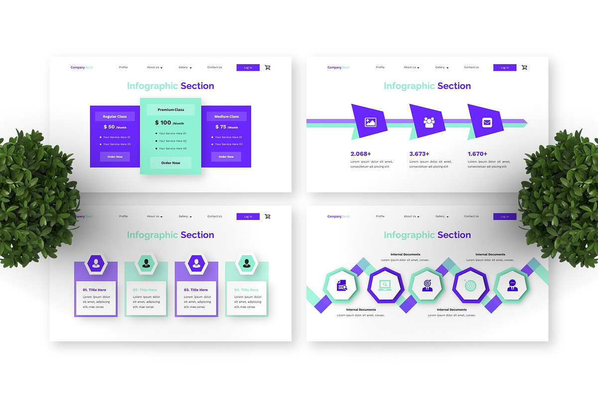 Company Deck - Business Powerpoint, a Presentation Template by Deepslide Studio (Photo 3 of 6)