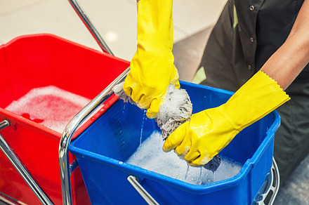 Cleaning concept photo containing cleaner, house, and housework, a Person Photo by Jan Jack Russo Media