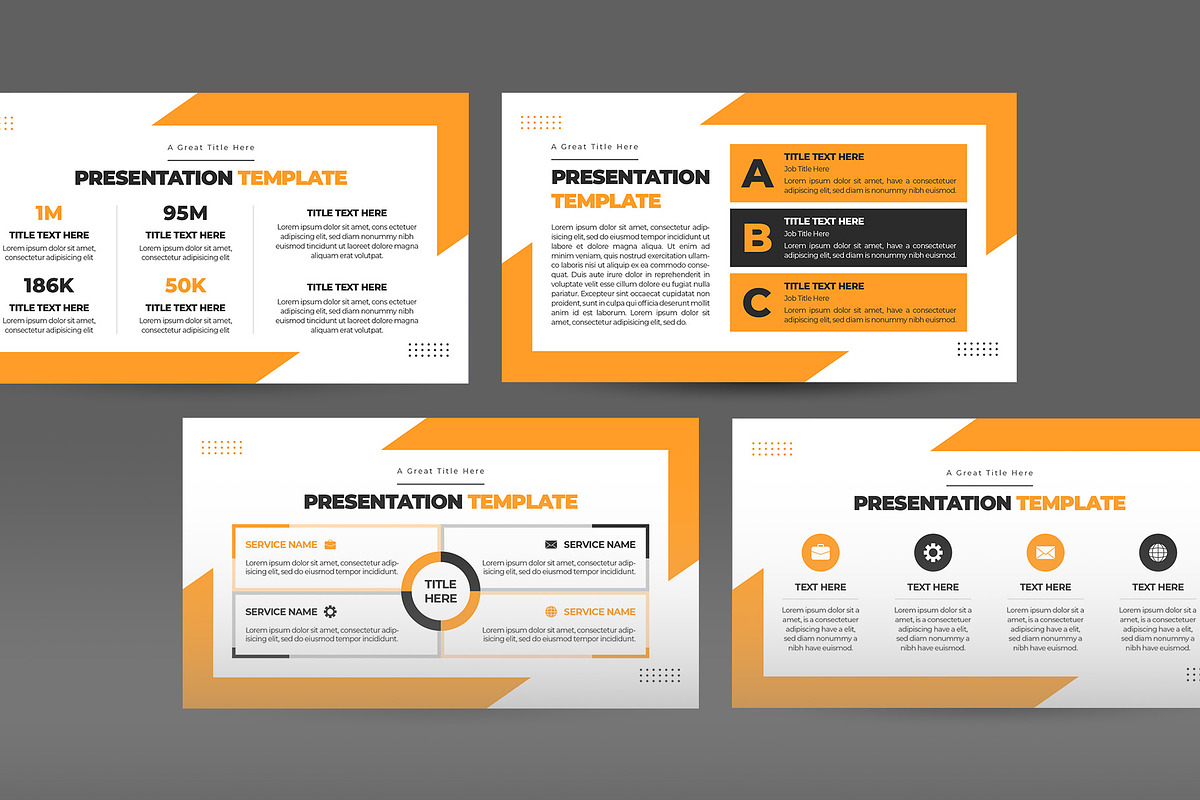 Sleek Marketing Pitch Deck, a Presentation Template by CreativeUP (Photo 4 of 6)