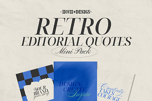 Retro Editorial Quotes - Mini Pack