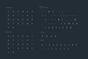 Yekso Futuristic Tech Font, a Sans Serif Font by baqoos (Thumbnail 7 of 8)