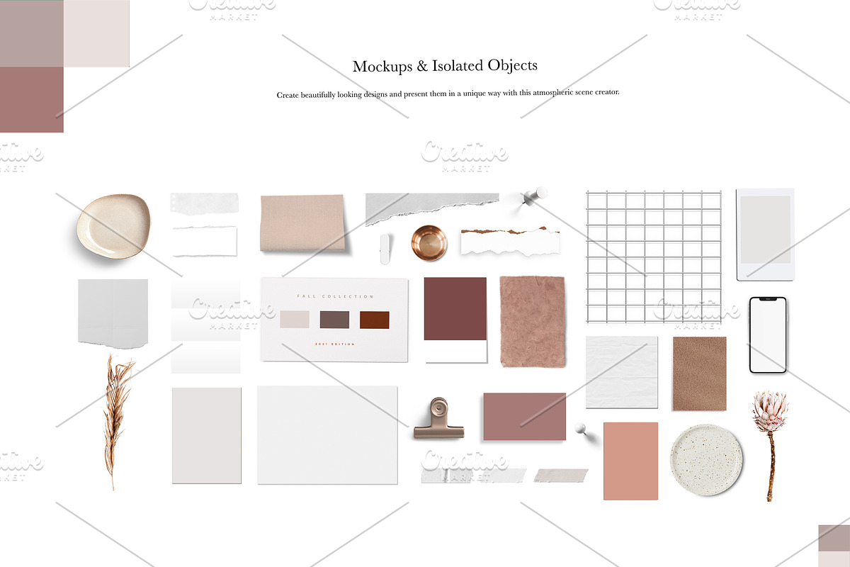 Mega Scene creator Bundle, a Books & Magazine Mockup by Kzara Visual Concepts (Photo 16 of 19)