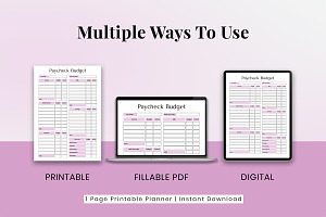 Budget By Paycheck Binder