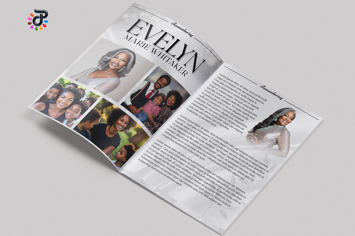Elegant Canva Obituary Template, a Brochure Template by Protech Design ENT (Photo 6 of 9)