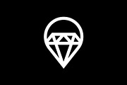 Diamond Pin Logo, a Branding & Logo Template by Buqancreative (Thumbnail 2 of 4)