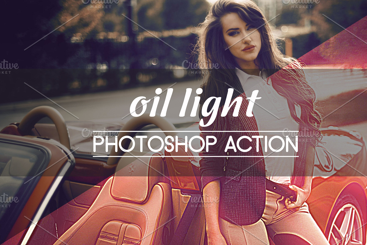 Oil Light Photoshop Action preview 5