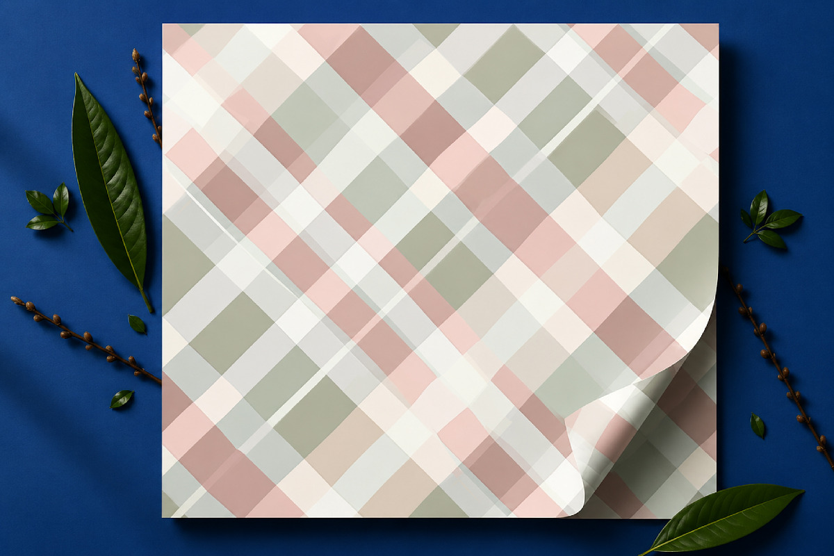 Pastel Plaid Seamless Digital Paper, a Pattern Graphic by Canvas Craft (Photo 8 of 9)