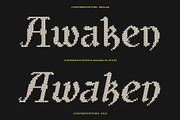 CS Rupinder Stitched, a Blackletter Font by Craft Supply Co. (Thumbnail 3 of 8)