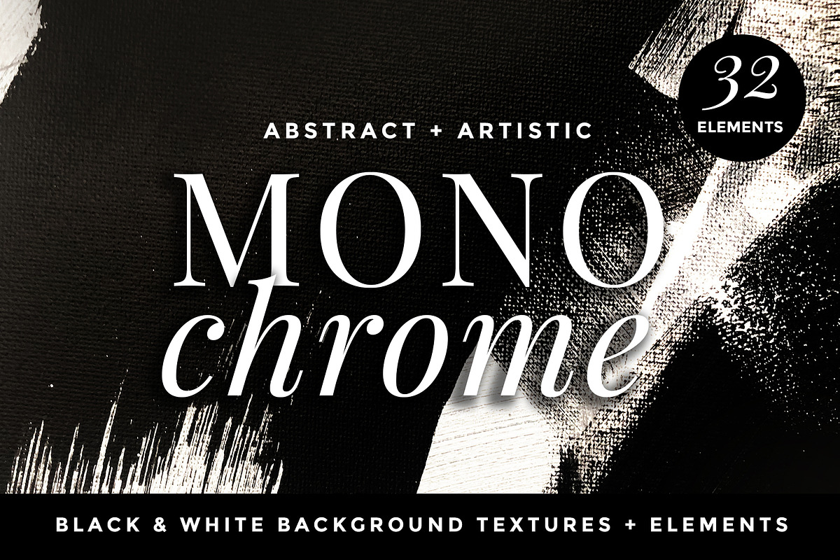 Monochrome Abstract Backgrounds, a Texture Graphic by Carla Fern Designs (Photo 1 of 12)