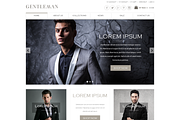 Gentleman E-Commerce Website, a Websites & App Template by Loone Designs (Thumbnail 2 of 4)