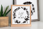 Starlit Safari Graphic Collection, an Animal Illustration by rouxsupplyco (Thumbnail 7 of 16)