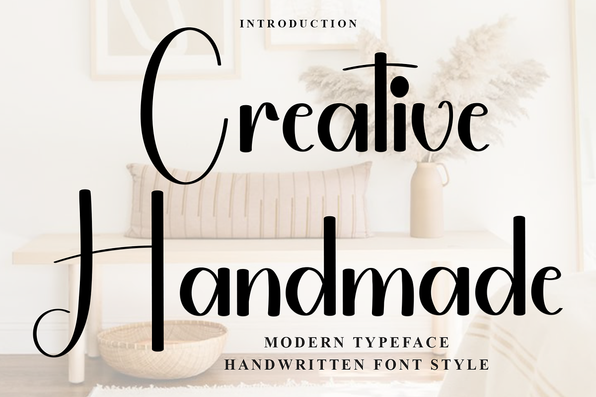 Creative Handmade, a Handwritten Font by FreshTypeINK (Photo 1 of 8)