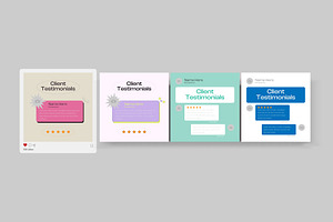 Customer feedback review banner, a Social Media Template by Kazi Hossain