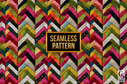 Quilted Patchwork Seamless Patterns, a Pattern Graphic by Creative Store (Thumbnail 4 of 5)