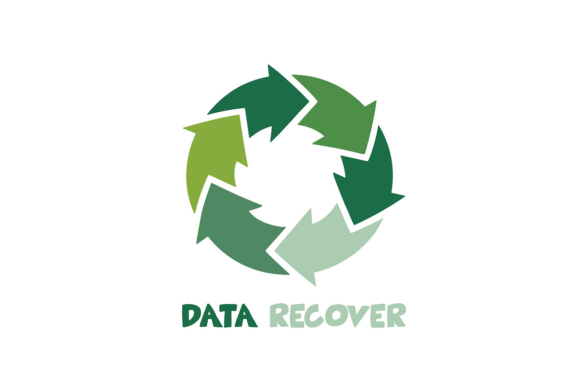 Data Recovery Logo | Cycle & Process