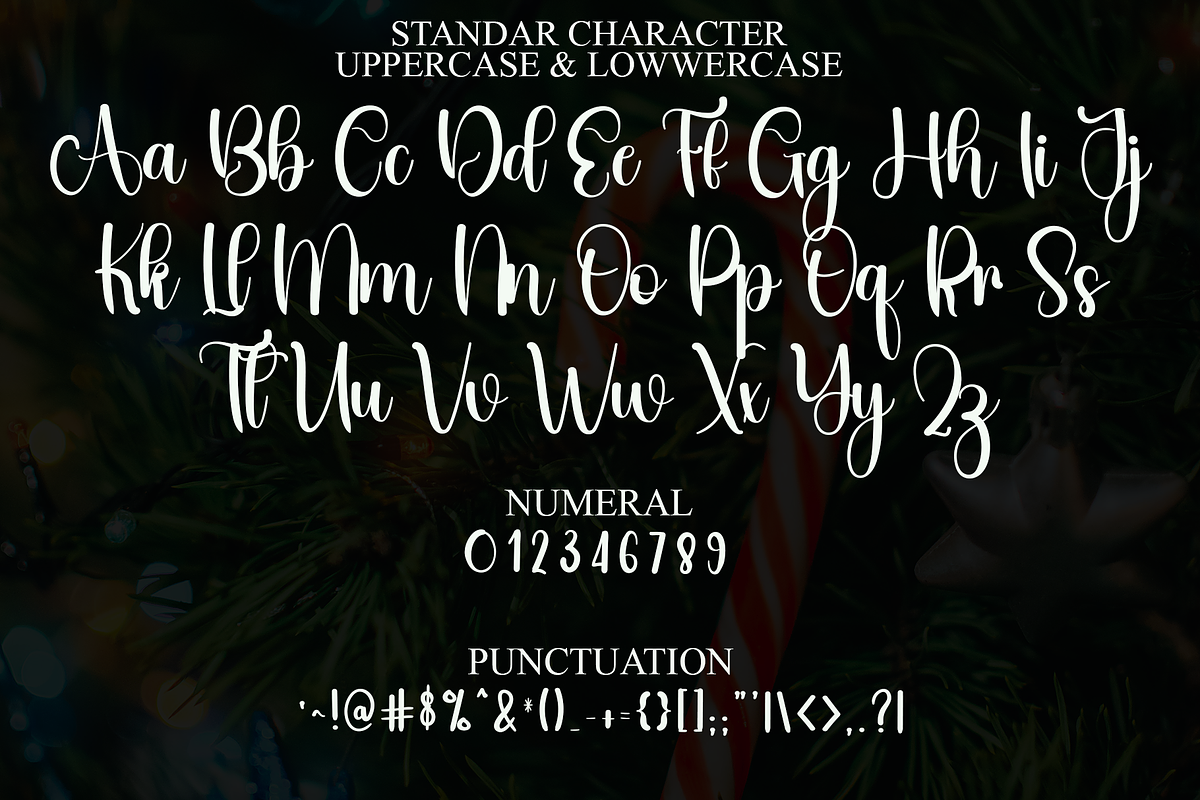01 Beauty Christmas, a Handwritten Font by InermediaSTUDIO (Photo 3 of 8)