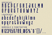Development Significance - Condensed, a Sans Serif Font by 177Studio (Thumbnail 8 of 8)