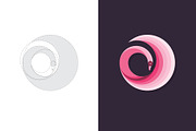 Bird Swan in Circle vector Logo, a Branding & Logo Template by rpdesignstudio (Thumbnail 1 of 2)