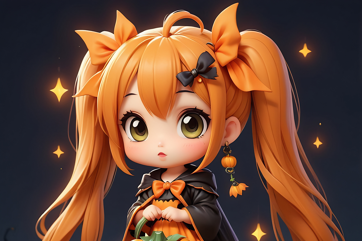 Procreate Chibi Halloween Stamps, a Brush Add-On by OneBerryCreations (Photo 9 of 9)
