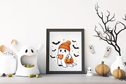 Cute ghost png, Halloween png, an Illustration by Designworld (Thumbnail 4 of 6)